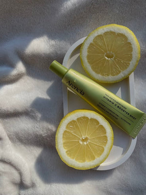 Arencia Fresh Green Rice Mochi Cleanser and Vitamin C Booster Shot skincare bundle