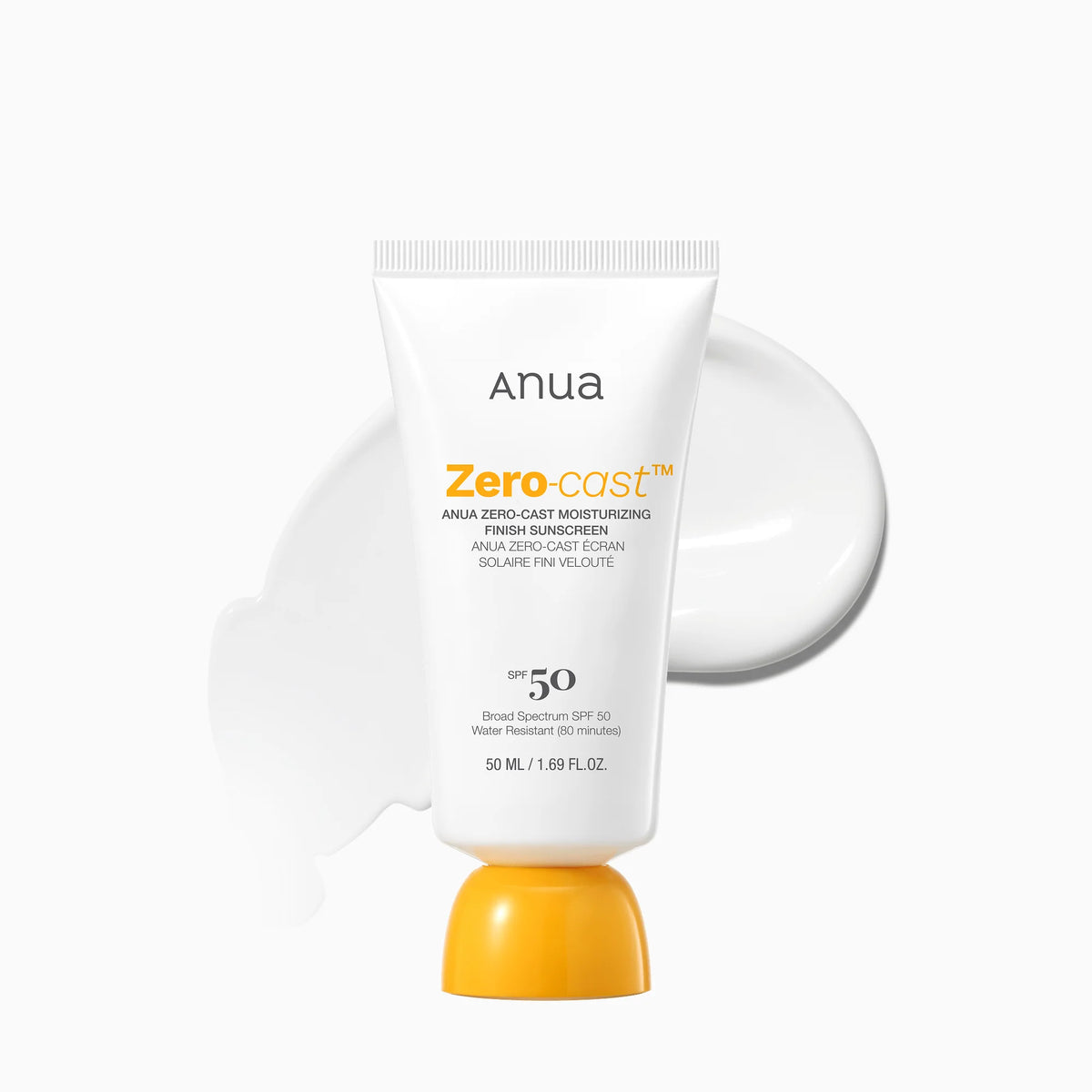 Anua Zero-Cast sunscreen tube 