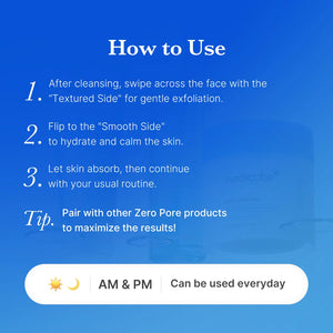 Anua Zero Pore Toner Pads for pore care and smoother-looking skin how to use