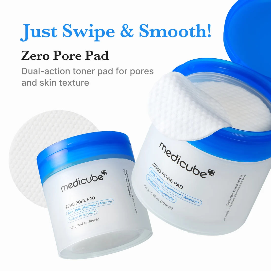 Anua Zero Pore Toner Pads for pore care and smoother-looking skin