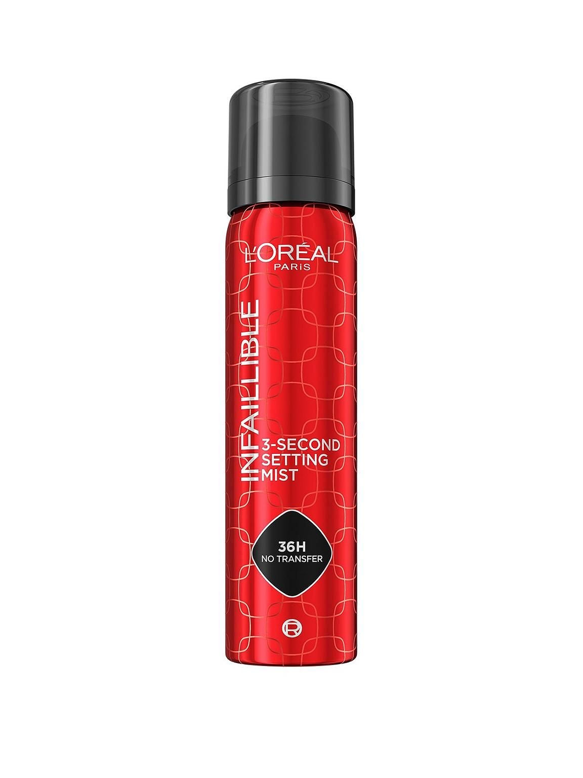 L’Oréal Paris Infallible 3-Second Makeup Setting Mist for long-lasting makeup