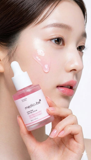 Medicube PDRN Pink Peptide Serum with Salmon DNA PDRN texture