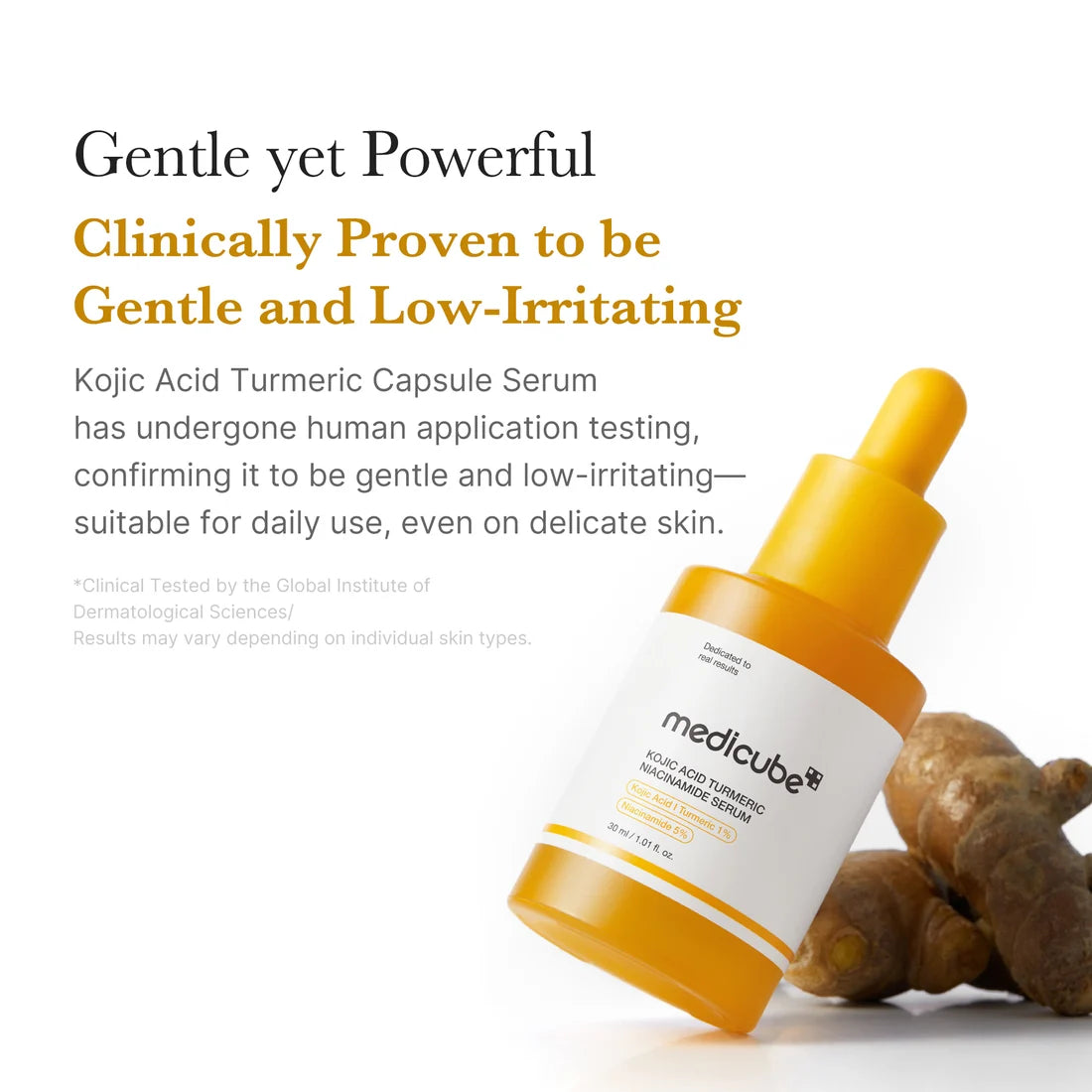 Medicube Kojic Acid Turmeric Niacinamide Serum for dark spots and uneven skin tone