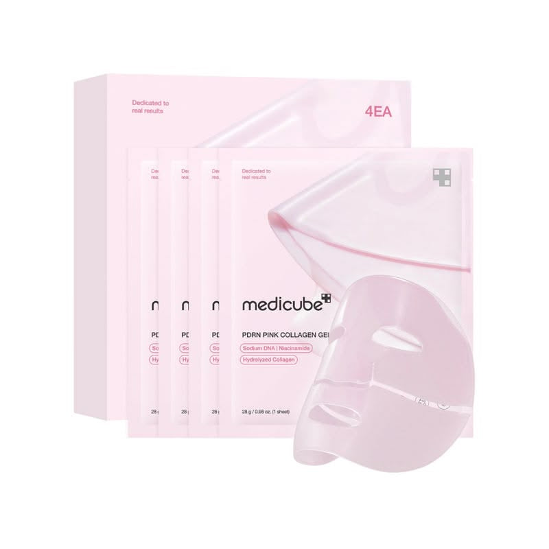 Medicube PDRN Pink Collagen Jelly Gel Mask for hydration glow and firm-looking skin