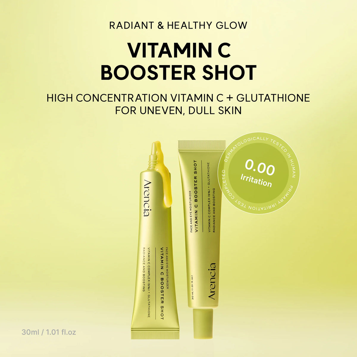 Vitamin C Booster Shot Pure Vitamin C Glutathione benefits 